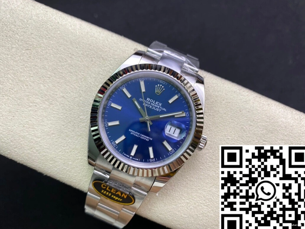 M126334-0001 Clean Factory Datejust Blue Dial Rolex 0112